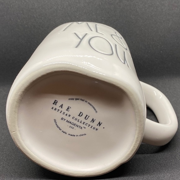 Rae Dunn ❤️ Valentine’s Day Mug - Me & You w/ 💕 - Picture 3 of 3
